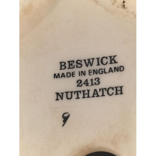 69 - Beswick 8cm Figure of a 'Nuthatch' Bird.