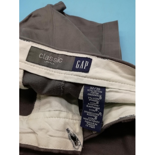 695 - Quantity of GAP Jeans/Chinos/Cargo Trousers. Various Sizes and Leg Lengths. See Photos.