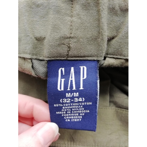 695 - Quantity of GAP Jeans/Chinos/Cargo Trousers. Various Sizes and Leg Lengths. See Photos.