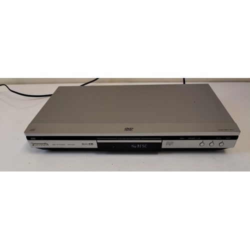 702 - Box of Mixed Glass, 6 x White 15cm Bowls plus Panasonic DVD/CD Player.