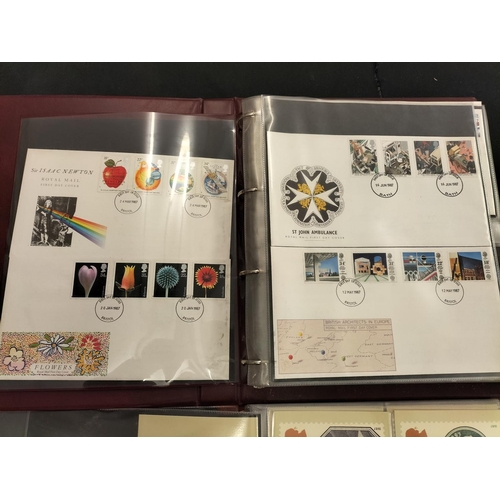 727 - Approx 100 First Day Covers in 2 Binders.