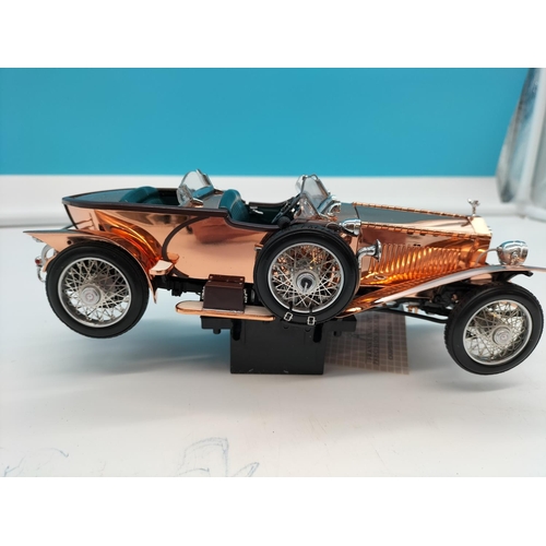 79 - Franklin Mint 1:24 Scale Copper Coloured 'Rolls Royce Silver Ghost 1921'