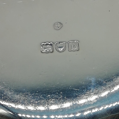 10 - Hallmarked Solid Silver Twin Handled Double Pour Jug. 106 Grams. Slight Dent.