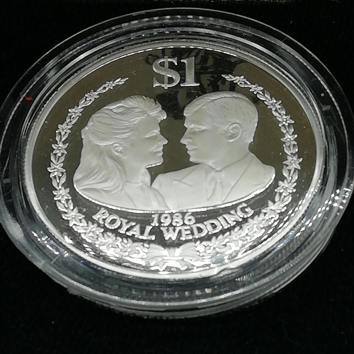 16 - Cook Islands Silver Piedfort One Dollar Coin. Low Mintage of 500. 54.4 Grams