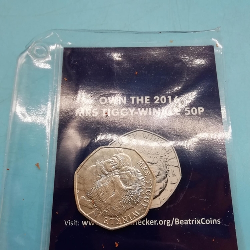 18 - Beatrix Potter 50 Pence Pieces (8) from Change Checker.