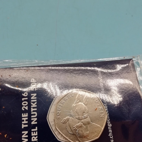 18 - Beatrix Potter 50 Pence Pieces (8) from Change Checker.