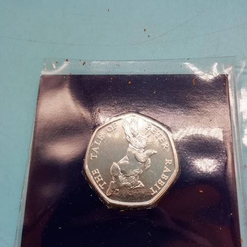 18 - Beatrix Potter 50 Pence Pieces (8) from Change Checker.