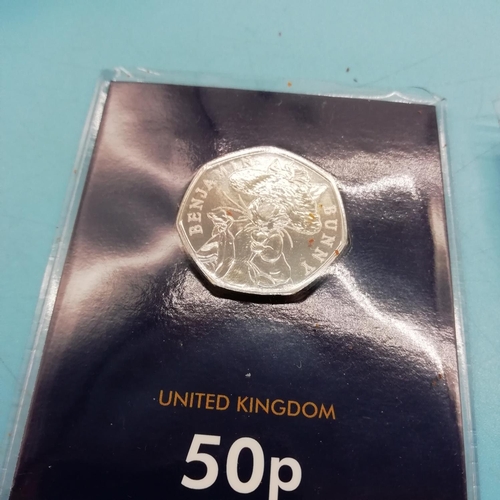 18 - Beatrix Potter 50 Pence Pieces (8) from Change Checker.