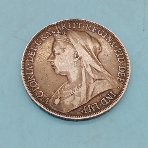 19 - Queen Victoria Crown 1898.