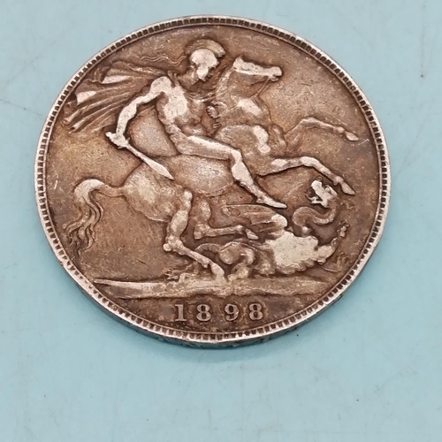 19 - Queen Victoria Crown 1898.