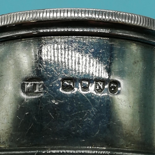 20 - Silver Hallmarked Napkin Rings (4). 84.6 Grams.