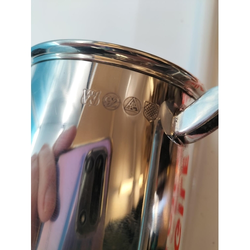 50 - Boxed Kings Shilling Pewter and Glass Bottomed Tankard.