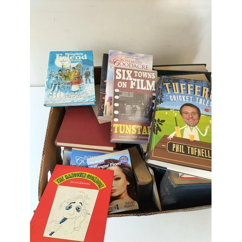 736 - Large Collection of Books to include Freddie Flintoff, Phil Tufnell, etc.