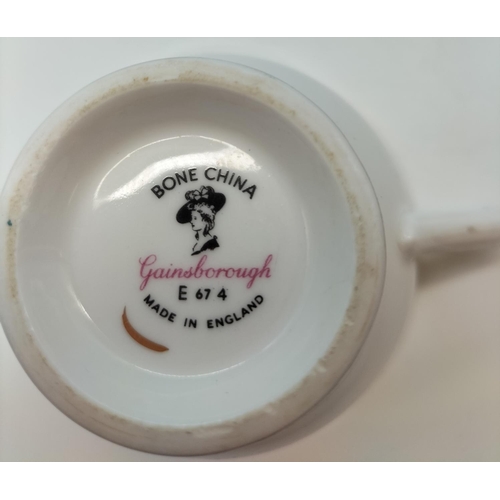 99 - Gainsborough China Floral Trios (4).