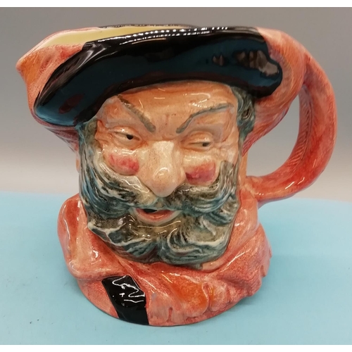 194 - Royal Doulton Character Jugs (3) - D5420,  'The Poacher' D6429 and 'Falstaff' D6287.