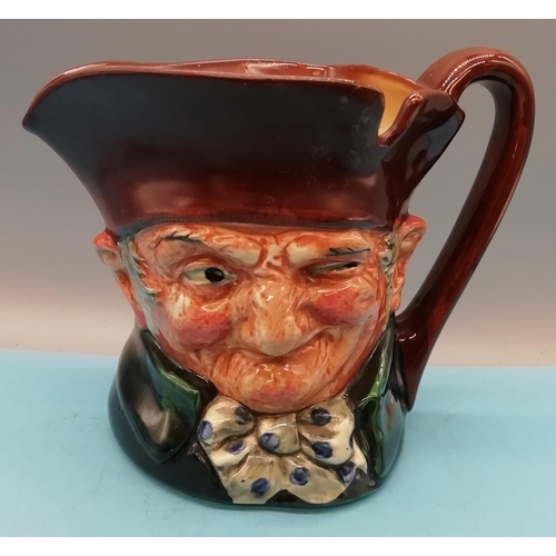 194 - Royal Doulton Character Jugs (3) - D5420,  'The Poacher' D6429 and 'Falstaff' D6287.