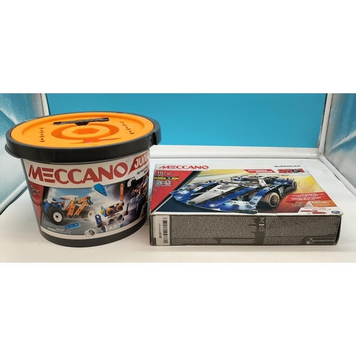 254 - Meccano Model Sets (2) 18211 & 20106. Both Still Sealed. Damage to Boxes.