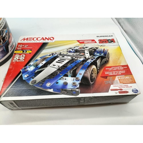 254 - Meccano Model Sets (2) 18211 & 20106. Both Still Sealed. Damage to Boxes.