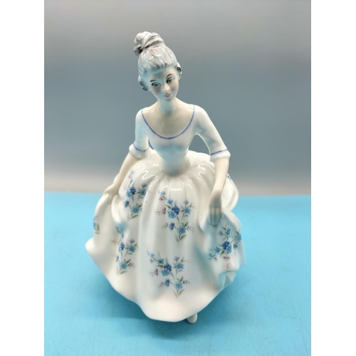 292 - Royal Doulton 19cm Lady Figure 'Caroline' HN3170. Seconds Quality.