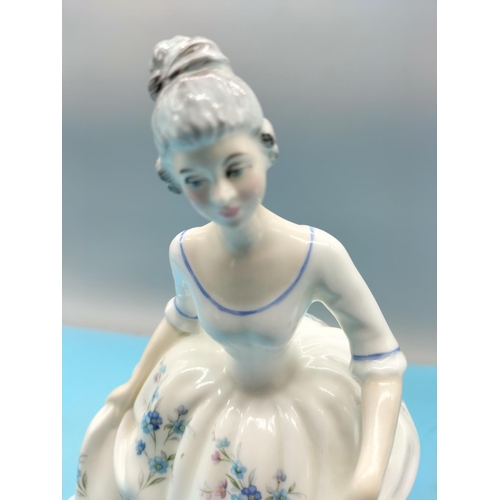 292 - Royal Doulton 19cm Lady Figure 'Caroline' HN3170. Seconds Quality.