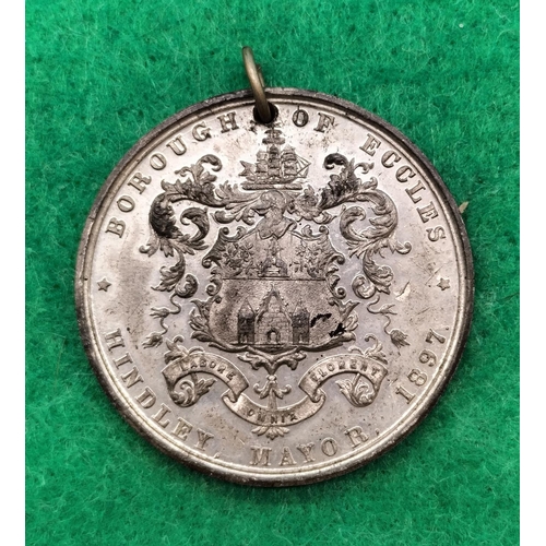 514 - Queen Victoria Commemorative Medal, Borough of Eccles 1897.