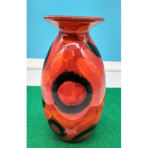 120 - Anita Harris Art Pottery 21cm Trial Vase. Signed.