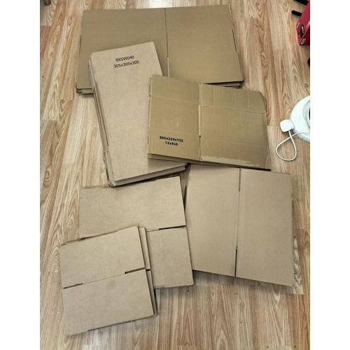 145A - Brand New - Assortment of Different Sized Parcel Boxes. (Approx 24).