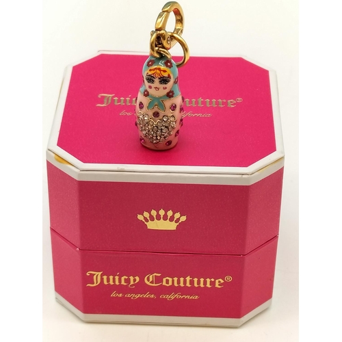 160 - Juicy Couture 'Russian Doll' Mini Charm. Boxed.