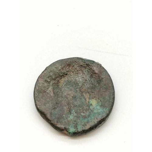 160B - Cleopatra Bronze 80 Drachma 51-30 BC.