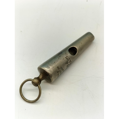 160F - Liverpool Police Whistle.