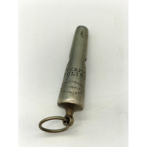 160F - Liverpool Police Whistle.