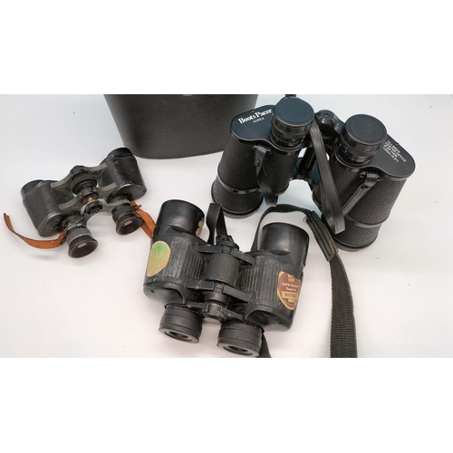 169 - 3 Pairs of Binoculars.