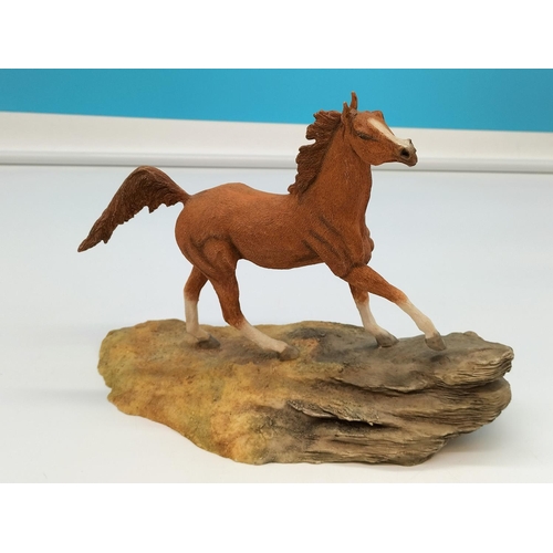 179 - Sherratt & Simpson Figure of an Arab Stallion. 9cm High x 26cm.