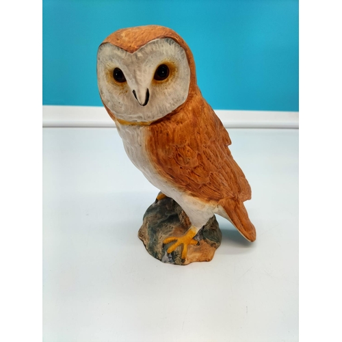 182 - Beswick 20cm Matt Figure of a Barn Owl 1046.