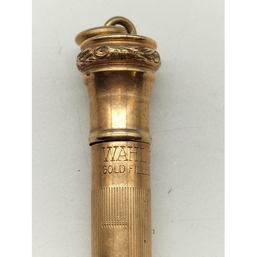 185A - Wahl Gold Filled Eversharp Propelling Pencil. 8cm Long.