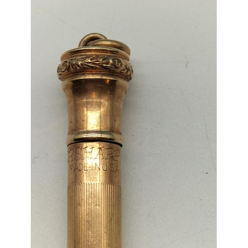 185A - Wahl Gold Filled Eversharp Propelling Pencil. 8cm Long.