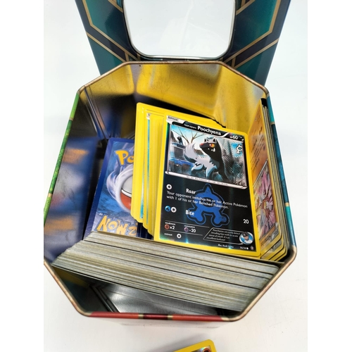 189 - Pokemon Trading Cards in 2 Tins.