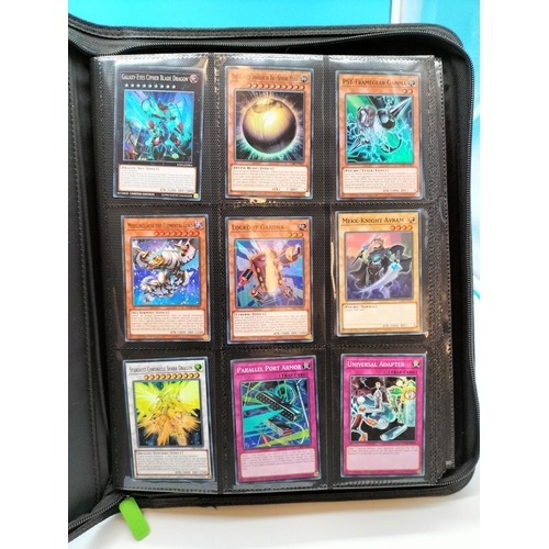 195A - Yu-Gi-Oh Trading Cards in Folder. 145 in Total.