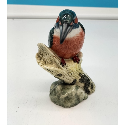 23 - J.Mack Fine Bone China 11cm Figure of a Kingfisher.