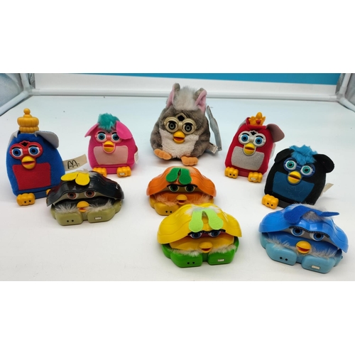 25 - Vintage Furby plus 'Shelby' Happy Meal Toys (8).