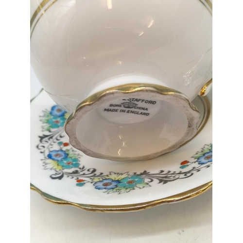 485 - Royal Stafford Hand Painted Cabinet Cup and Saucer.