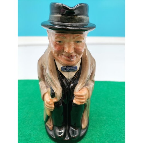 6 - Royal Doulton 'Winston Churchill' 15cm Toby Jug.