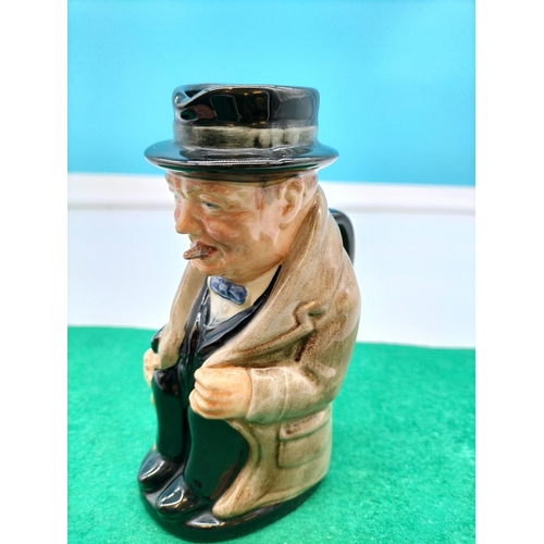 6 - Royal Doulton 'Winston Churchill' 15cm Toby Jug.