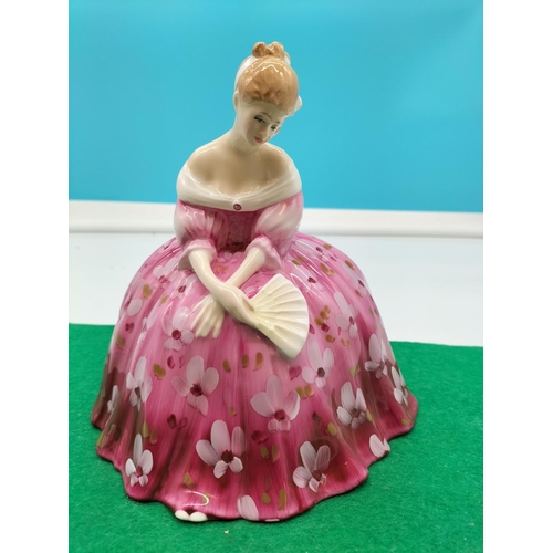 7 - Royal Doulton Lady Figure 'Victoria' HN 2471. Seconds Quality.