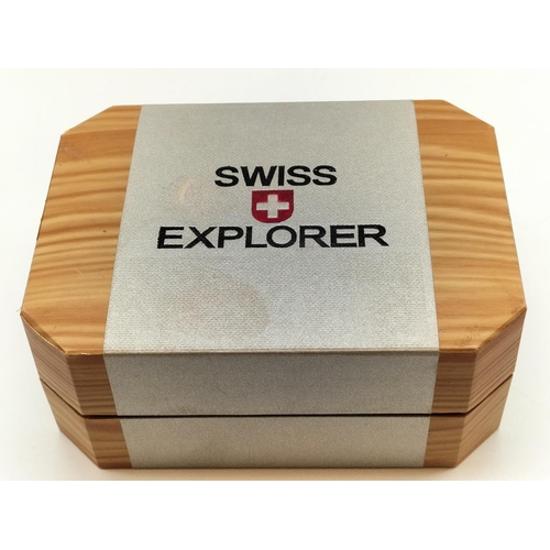 748 - Swiss Explorer Watch in Case.