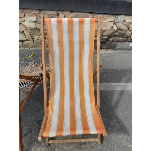 129 - Vintage Deckchairs (2). One Being Spinney. This Lot is Collection Only.