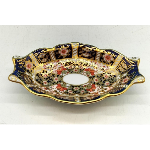 137 - Royal Crown Derby 2451 Pin Dish. 14cm x 9cm.