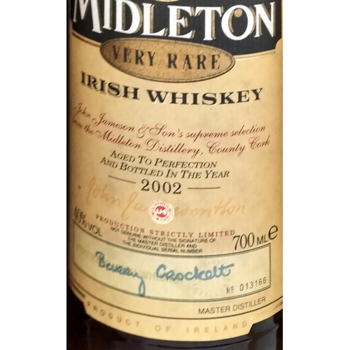 150A - Midleton Very Rare Irish Whiskey 700ml. Bottled 2002. Boxed with Certificate of Authenticity.