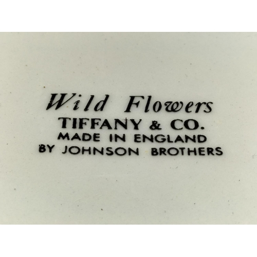 156 - Johnson Brothers for Tiffany & Co 30cm Diameter Bowl in the 'Wild Flowers' Pattern.