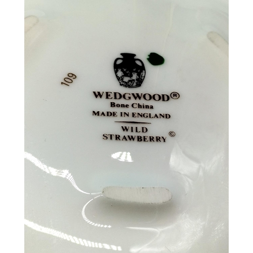 163 - Wedgwood China 'Wild Strawberry' Pieces (12) to include Vases, Dishes, Tray, etc.